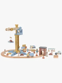 Togbaner & Legeborde|LittleDutch Little Dutch Togbanesæt med Kran