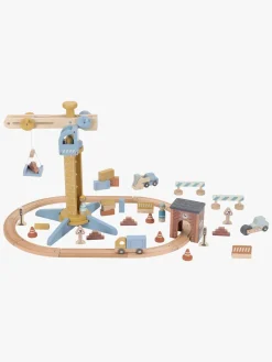 Togbaner & Legeborde|LittleDutch Little Dutch Togbanesæt med Kran