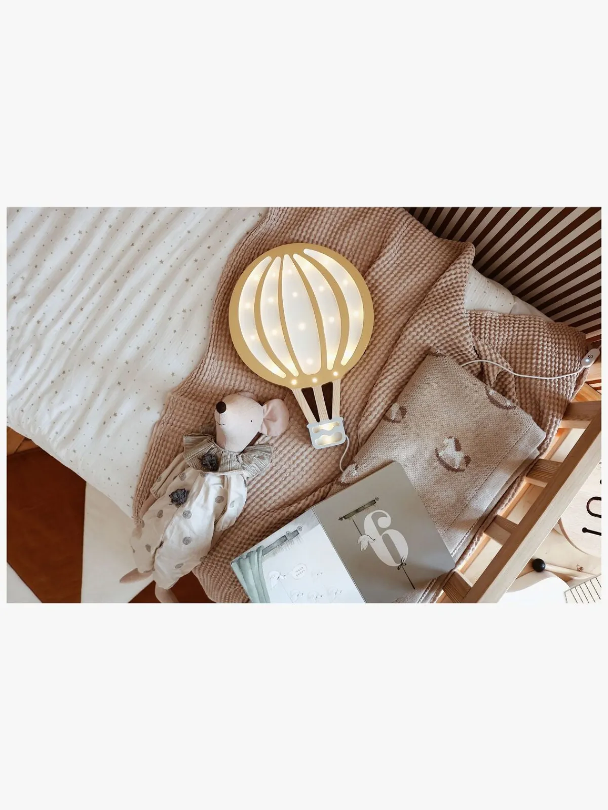 Lamper & Belysning|LittleLights Little Lights Lampe Balloner, Sennepsgul