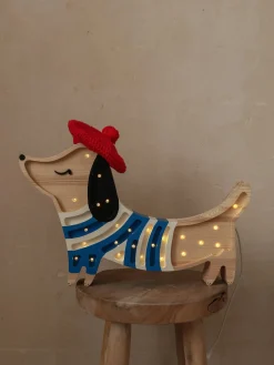 Børn LittleLights Little Lights Lampe Hundehvalp, French Style