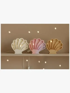 Børn LittleLights Lamper & Belysning-Little Lights Lampe Muslingeskal, Mermaids Pink