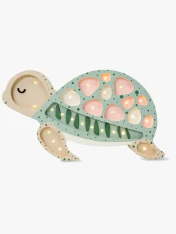 Børn LittleLights Lamper & Belysning-Little Lights Lampe Skildpadde, Seafoam Pink