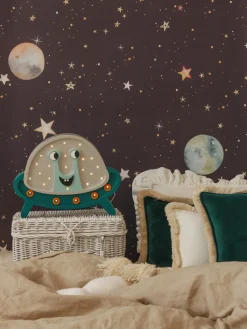 Børn LittleLights Lamper & Belysning-Little Lights Lampe UFO, Sølvfarvet