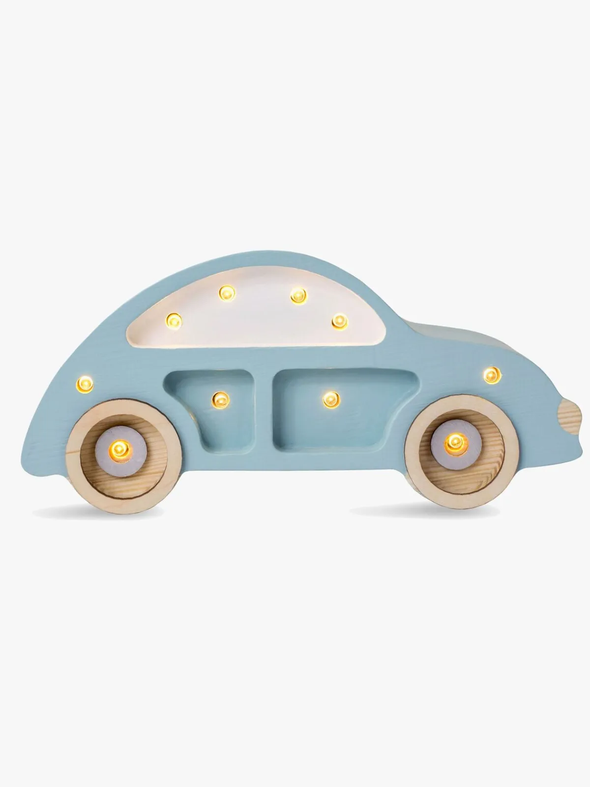Lamper & Belysning|LittleLights Little Lights Mini Lampe Bil, Retro Blue Blå