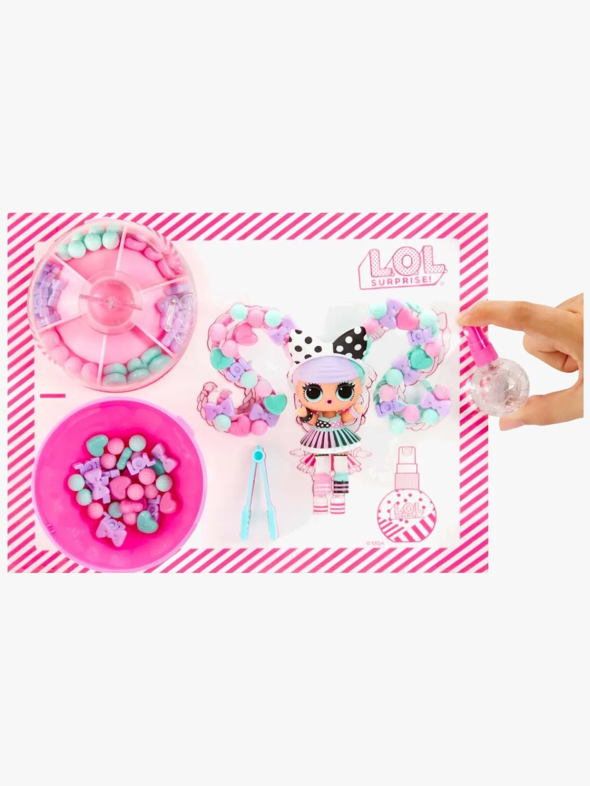 LOL Dukker & Bamser-L.O.L. Surprise! Hair Beads Tots Minidukke Blandet Udvalg