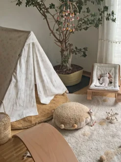 Interiør|LorenaCanals Lorena Canals Gulvpude Bubbly, Honningfarve