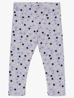 Børn LucaLola Luca & Lola Alberta ¾ Leggings 2-pak, Grey Melange
