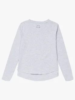 Børn LucaLola Luca & Lola Alfonsia Top 2-pak, Grey Melange/White