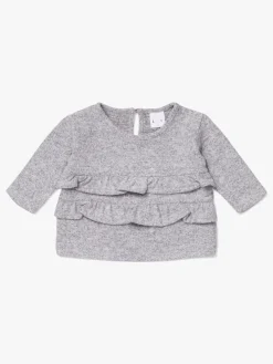 Børn LucaLola Luca & Lola Asia Trøje Baby, Grey Melange