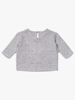 Børn LucaLola Luca & Lola Asia Trøje Baby, Grey Melange