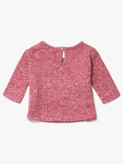 Børn LucaLola Luca & Lola Asia Trøje Baby, Dark Pink Melange