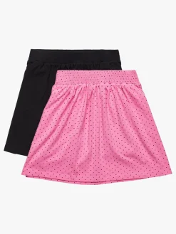 Underdele|LucaLola Luca & Lola Doro Nederdel 2-pak, Pink/Black Lyserød/Sort
