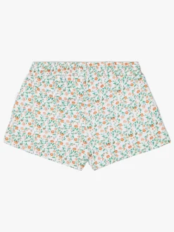 Børn LucaLola Luca & Lola Duna Shorts, White/Flowers