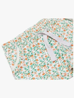 Børn LucaLola Luca & Lola Duna Shorts, White/Flowers