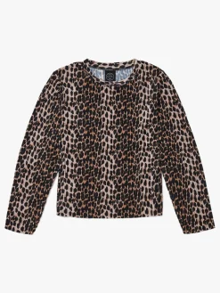 Børn LucaLola Luca & Lola Elettra Langærmet Top, Leopard