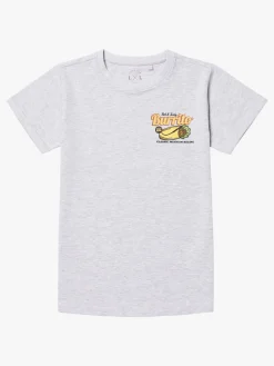 Overdele|LucaLola Luca & Lola Ennico T-Shirt, Grey Melange Hvid
