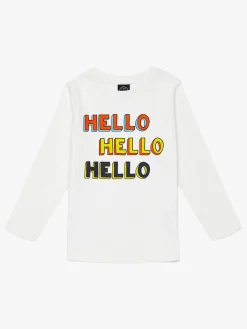 Børn LucaLola Overdele-Luca & Lola Gabriel Langærmet T-Shirt, Offwhite
