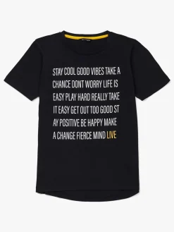 Børn LucaLola Luca & Lola Gino T-Shirt, Black