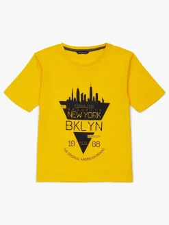 Børn LucaLola Luca & Lola Gioele T-Shirt, Yellow