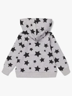 Børn LucaLola Luca & Lola Igor Hoodie, Grey Melange/Stars