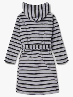 Børn LucaLola Luca & Lola Jamie Morgenkåbe, Grey Stripes