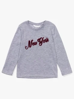 Børn LucaLola Luca & Lola Lauro Langærmet T-Shirt, Grey Melange