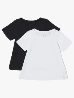 Børn LucaLola Luca & Lola Malena Top 2-pak, White/Anthracite