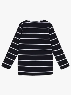 Børn LucaLola Luca & Lola Nario Langærmet T-shirt 2-pak, Black Stripes