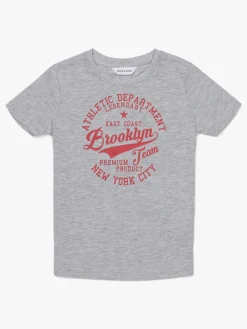 Børn LucaLola Luca & Lola Paulo T-Shirt 2-pak, Grey Melange/Navy