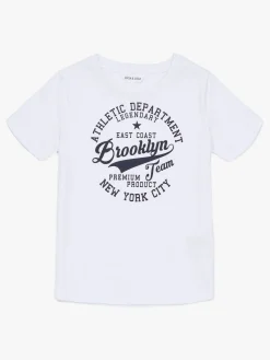 Børn LucaLola Luca & Lola Paulo T-Shirt 2-pak, White/Navy