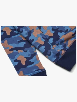 Børn LucaLola Overdele-Luca & Lola Rafaele Hoodie, Blue Camouflage