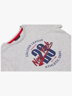 Børn LucaLola Luca & Lola Riccione T-Shirt 2-pack, Grey/Red