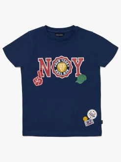 Børn LucaLola Overdele-Luca & Lola San Marino T-Shirt 2-pak, Navy/White
