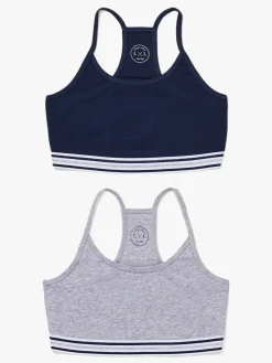 Børn LucaLola Luca & Lola Sophia Top 2-pak, Grey/Navy