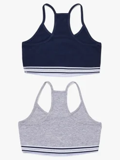 Børn LucaLola Luca & Lola Sophia Top 2-pak, Grey/Navy