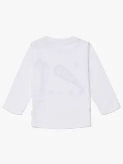 Børn LucaLola Luca & Lola Top Baby Snowman, White