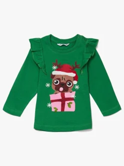 Børn LucaLola Overdele-Luca & Lola Top Merry Pugbaby, Green