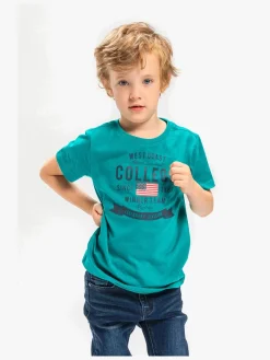 Børn LucaLola Overdele-Luca & Lola Tore T-Shirt 2-pak, Green/Navy