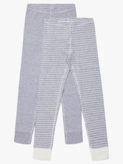 Børn LucaLola Undertøj-Luca & Lola Toto Lange Underbukser 2-pak, Grey/Stripes