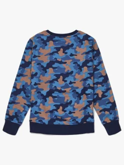 Børn LucaLola Luca & Lola Vincenzo Trøje, Blue Camouflage
