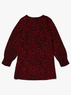 Børn LucaLola Luca & Lola Vita Kjole, Red Leopard