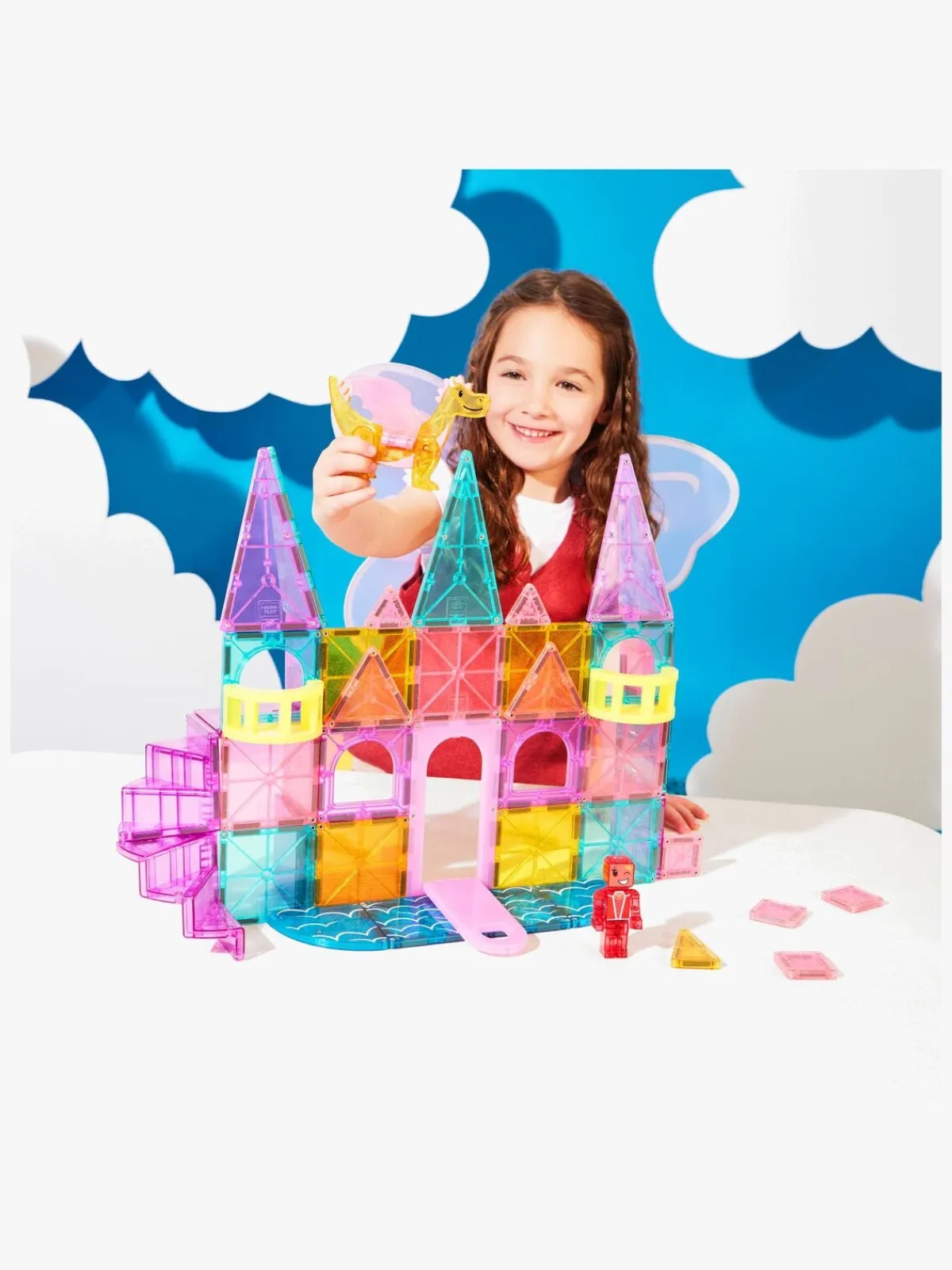MagnaTiles MAGNA-TILES Castle Deluxe Byggesæt 48 Dele