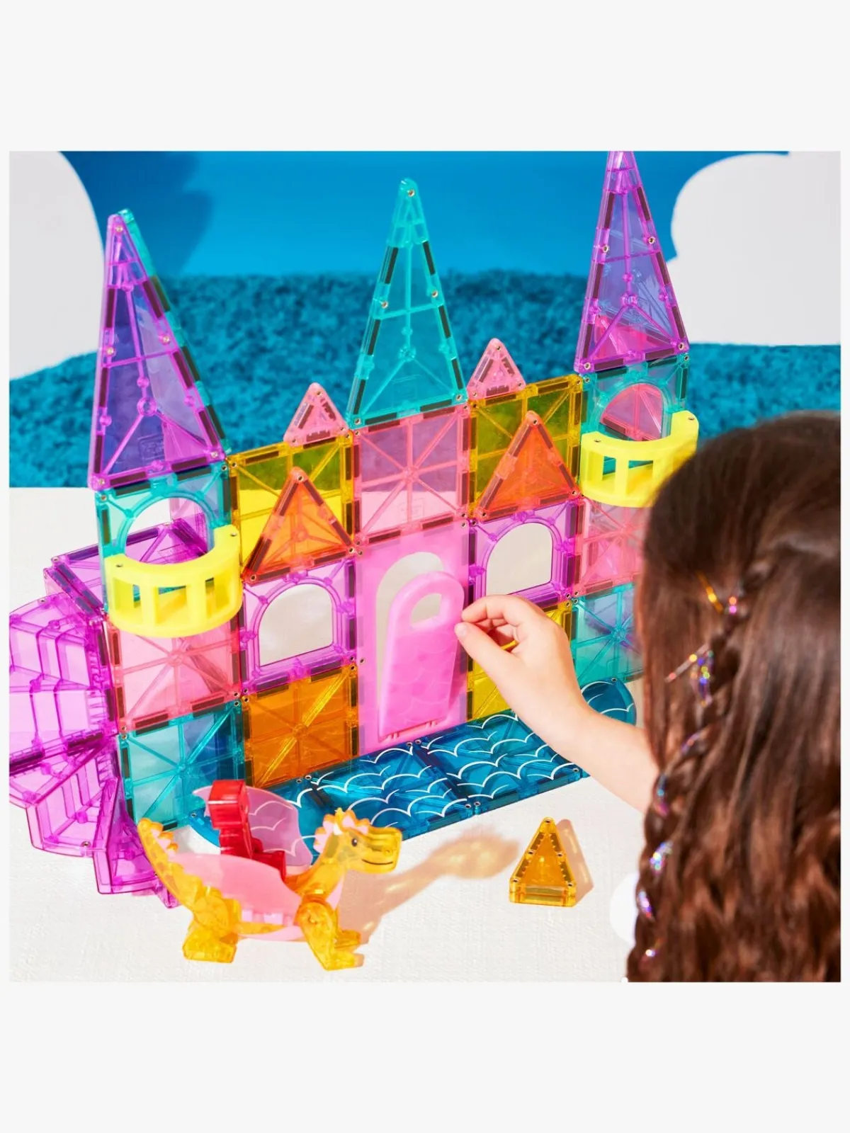 MagnaTiles MAGNA-TILES Castle Deluxe Byggesæt 48 Dele