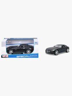 Legetøjsbiler & -Fartøjer|Maisto Dull Black Mercedes-Benz AMG GT Modelbil 1:24 Sort