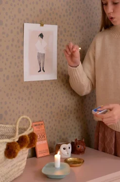 Børn Majvillan Interiør-Tapet Animal Dots, Soft Brown