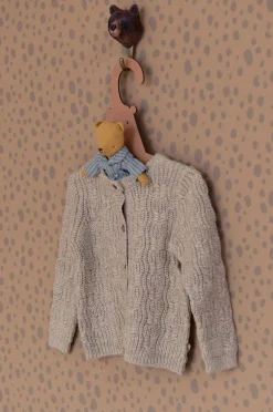 Børn Majvillan Interiør-Tapet Animal Dots, Soft Brown