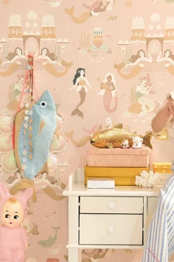 Børn Majvillan Tapet Mermaid Reef, Sweet Pink