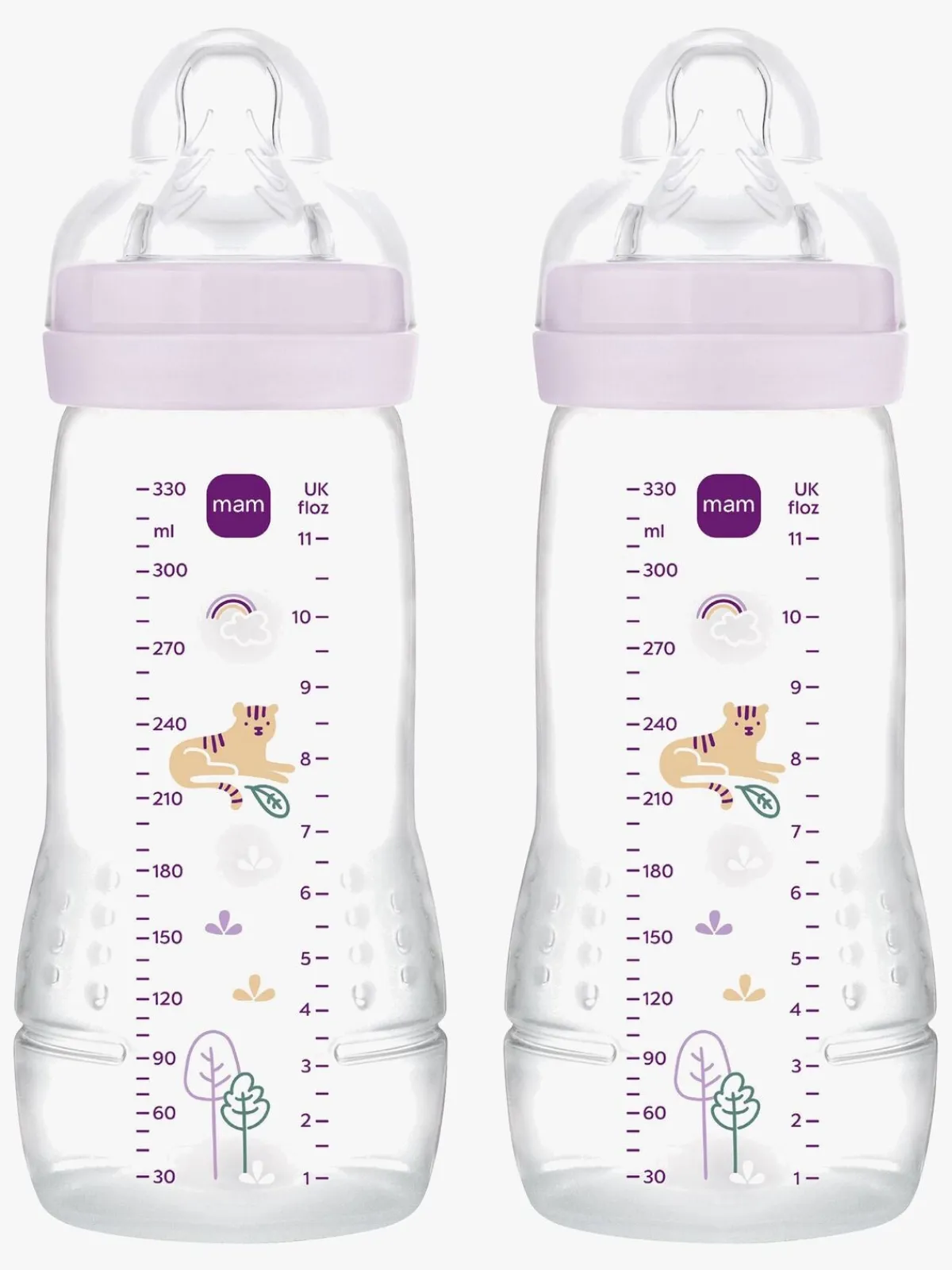 MAM Spisetid-Easy Active Sutteflaske 330 ml 2-pak, Pink