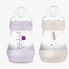 MAM Easy Start Sutteflaske Anti-kolik 160 ml 2-pak, Pink/Neutral