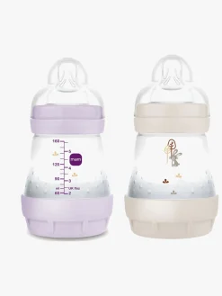 MAM Easy Start Sutteflaske Anti-kolik 160 ml 2-pak, Pink/Neutral